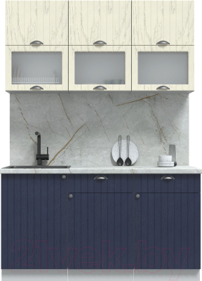 Готовая кухня Интерлиния Берес 1.5Б - фото