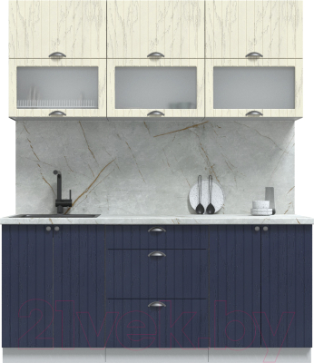 Готовая кухня Интерлиния Берес 1.8Б - фото