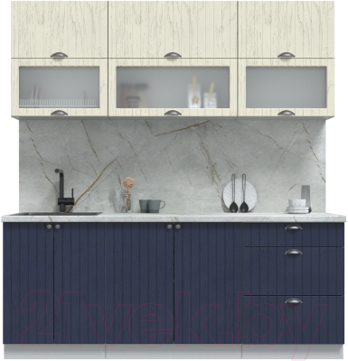 Готовая кухня Интерлиния Берес 2.0Б - фото