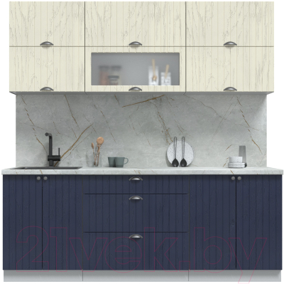 Готовая кухня Интерлиния Берес 2.1Б - фото