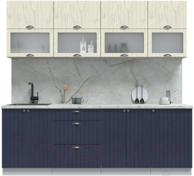 Готовая кухня Интерлиния Берес 2.3Б - фото