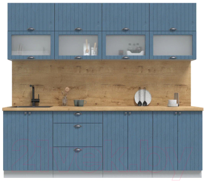 Готовая кухня Интерлиния Берес 2.4Б - фото