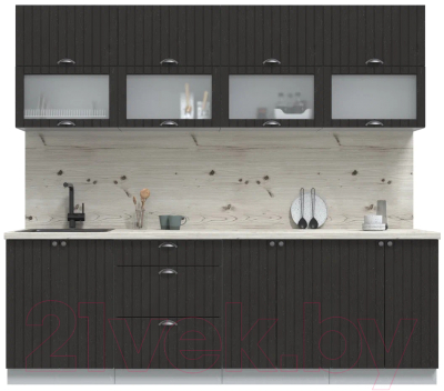 Готовая кухня Интерлиния Берес 2.4Б - фото