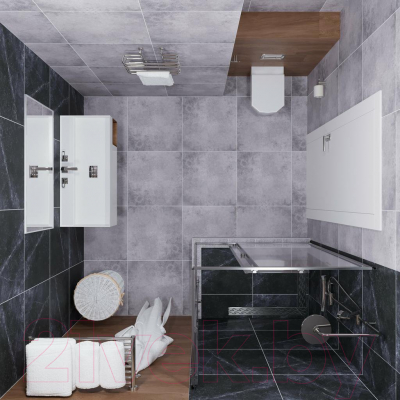 Душевой уголок Triton Вента 100x80 (хром, без поддона)