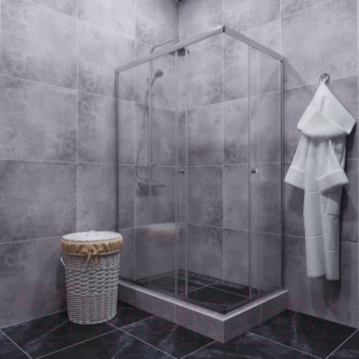 Душевой уголок Triton Вента 120x80 (хром, без поддона)