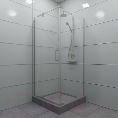 Душевой уголок Triton Терра 90x90 (хром, без поддона)