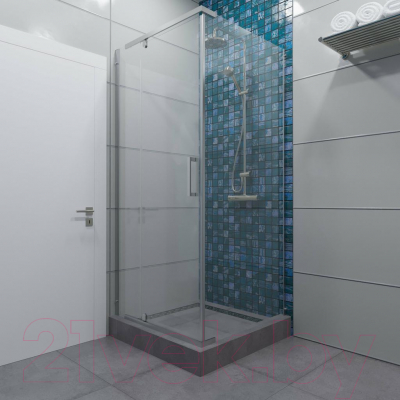 Душевой уголок Triton Терра 90x90 (хром, без поддона)