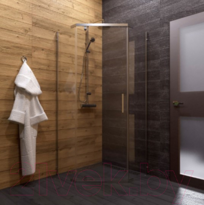 Душевой уголок Triton Дека 90x90 (хром, без поддона)