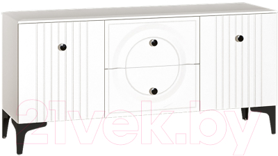 Тумба Mobi Валенсия ТВ 16.45 (белый РЕ шагрень/белый шагрень ПВХ) - фото