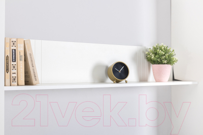 Полка Mobi Валенсия 16.481 (белый РЕ шагрень/белый шагрень ПВХ)