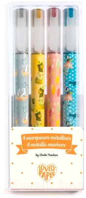 Фломастеры Djeco Металлик / DD03745 - фото