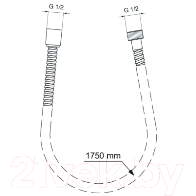 Душевой шланг Ideal Standard MetalFlex BF175AA