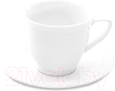 Чашка с блюдцем BergHOFF Hotel / 1690216L - фото