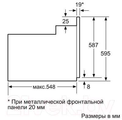 Электрический духовой шкаф Bosch HBF534EW0Q