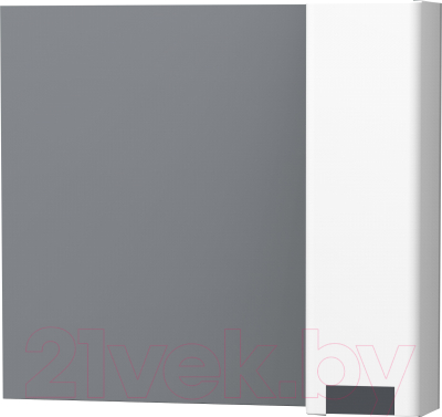 Шкаф с зеркалом для ванной АВН Сорренто 80 / 115.11 - фото