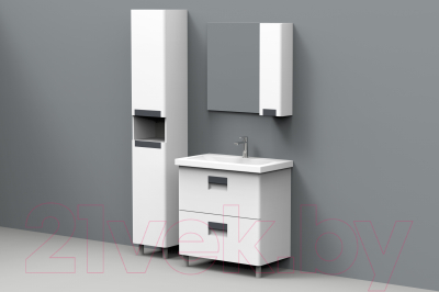 Шкаф с зеркалом для ванной АВН Сорренто 80 / 115.11