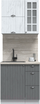 Готовая кухня Интерлиния Берес 0.8Б - фото