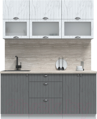 Готовая кухня Интерлиния Берес 1.7Б - фото