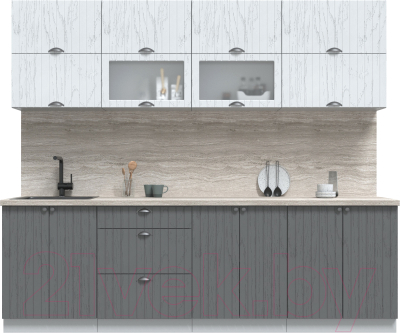 Готовая кухня Интерлиния Берес 2.5Б - фото