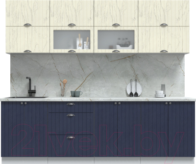 Готовая кухня Интерлиния Берес 2.5Б - фото