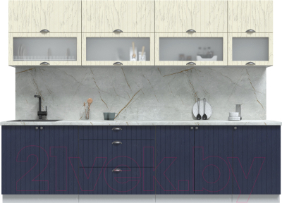 Готовая кухня Интерлиния Берес 2.9Б - фото