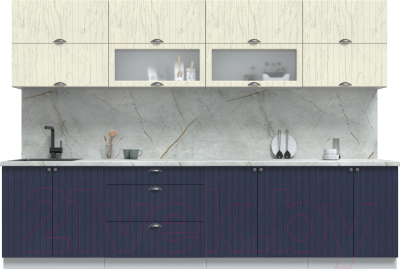 Готовая кухня Интерлиния Берес 3.1Б - фото