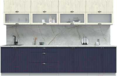 Готовая кухня Интерлиния Берес 3.2Б - фото