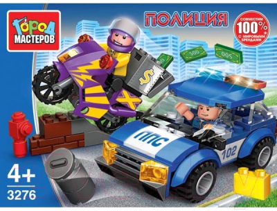 Конструктор Город мастеров Полицейская погоня / 3276-UU - фото