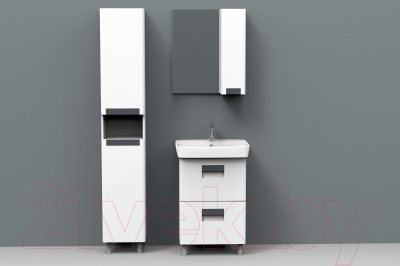 Шкаф с зеркалом для ванной АВН Сорренто 60 / 115.09