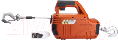 Лебедка электрическая TOR SQ-02 450кг 220В / 1140456 (4.6м, с пультом) - фото