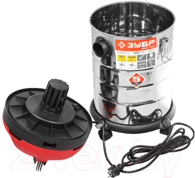 Профессиональный пылесос Зубр М3-30 / ПУ-30-1400 М3