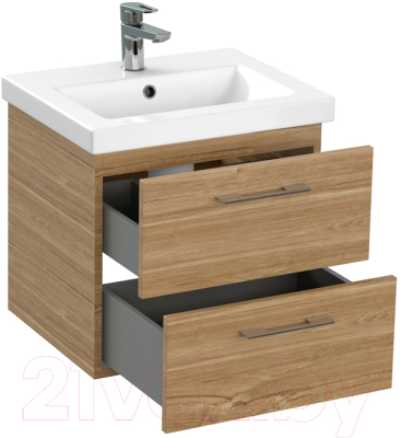 Тумба под умывальник Cersanit Lara 50 Como 50 / 64132 (орех)