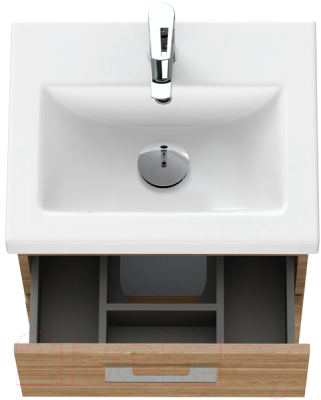 Тумба под умывальник Cersanit Lara 50 Como 50 / 64132 (орех)