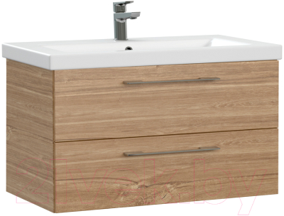 Тумба под умывальник Cersanit Lara 80 Como 80 / 64138 (орех) - фото