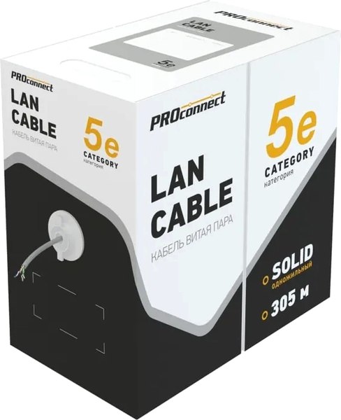 Кабель PROconnect FTP 4PR 23AWG CAT6 / 01-0147-3  - фото