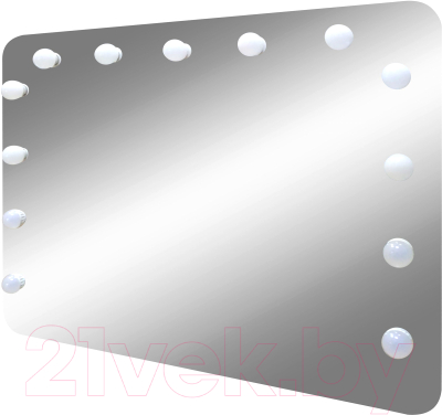 Зеркало Континент Гримерное Визави 13 ламп 90x70