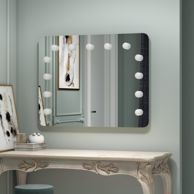 Зеркало Континент Гримерное Визави 13 ламп 90x70