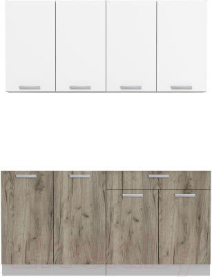 Готовая кухня Интерлиния Мила Лайт 1.6 без столешницы - фото