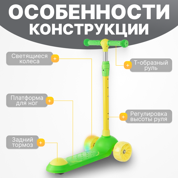 Самокат детский Ricos Magic MS300