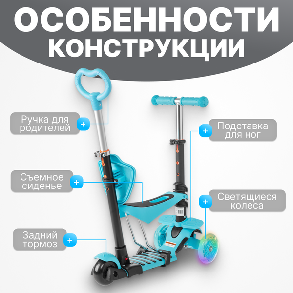 Самокат детский Ricos Twink KB05B