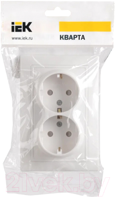 Розетка IEK Кварта ERK21-K01-16-DM