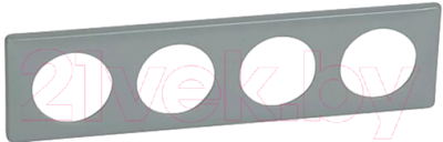 Рамка для выключателей и розеток Legrand Celiane 68744 - фото