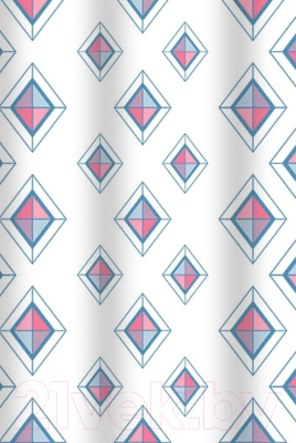 Шторка-занавеска для ванны Вилина Диамант / 6984-004 - фото