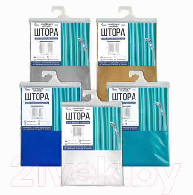 Шторка-занавеска для ванны Вилина Mirage 7070