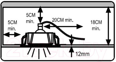 Точечный светильник Novotech Yeso 370483