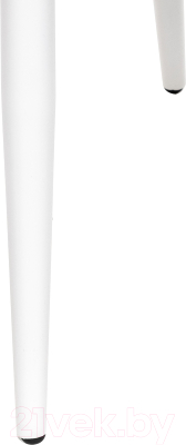 Стул Импэкс Leset Слим с подлокотниками (белый/велюр синий)