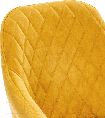 Стул Импэкс Leset Слим с подлокотниками (белый/велюр горчица)