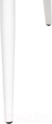 Стул Импэкс Leset Слим с подлокотниками (белый/велюр бежевый)