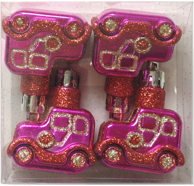 Набор елочных игрушек Волшебная страна Машинки / 007462 - фото