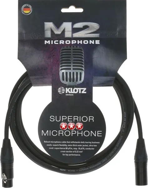 Кабель Klotz Микрофонный M2FM1-0300